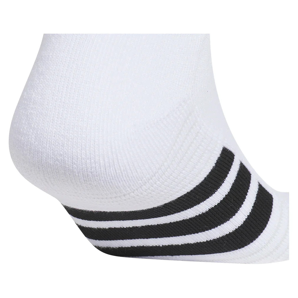 Men's Cushioned 4.0 Low Cut Socks 3 Pack White and Black