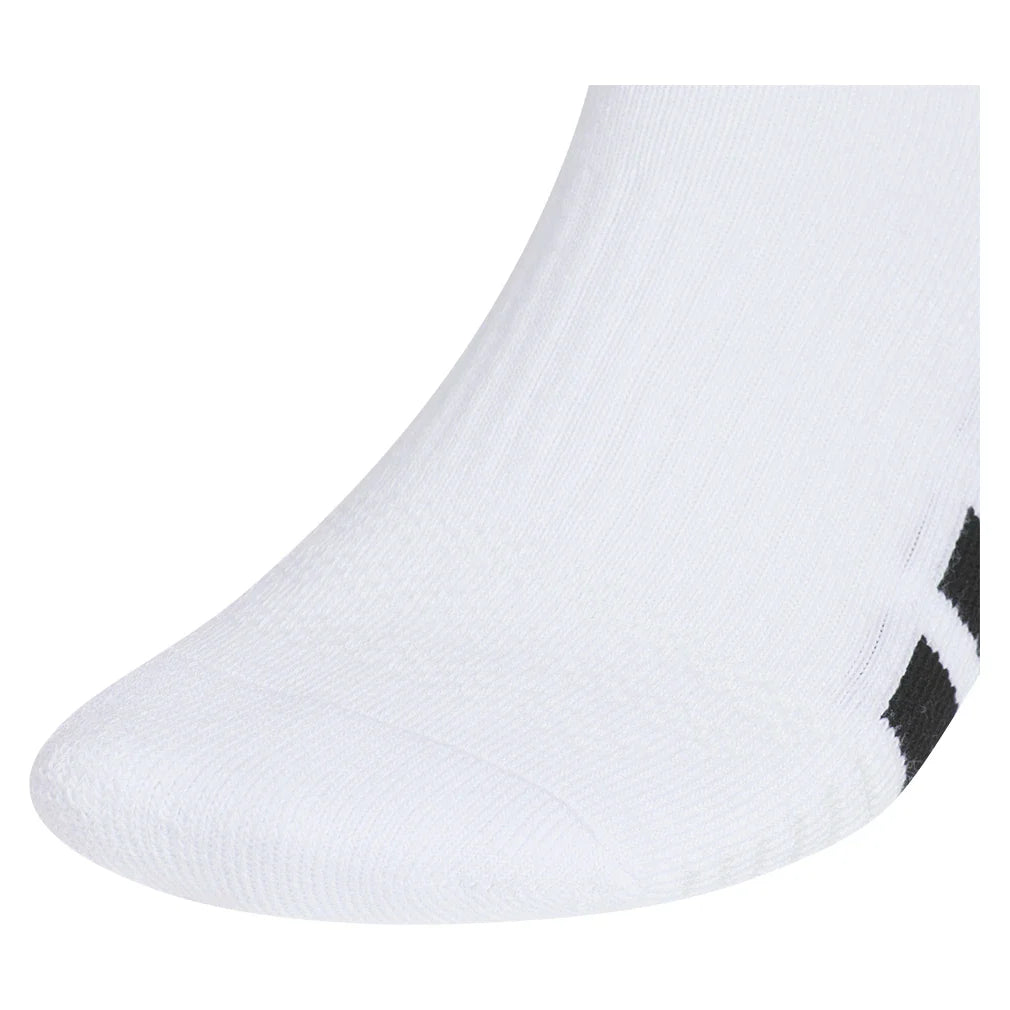 Men's Cushioned 4.0 No Show Socks 3 Pack White and Black