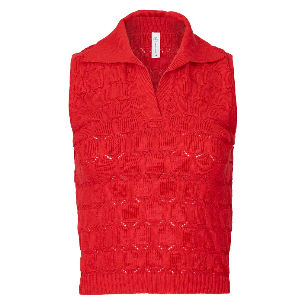 Women's Anna Sweater Top Red