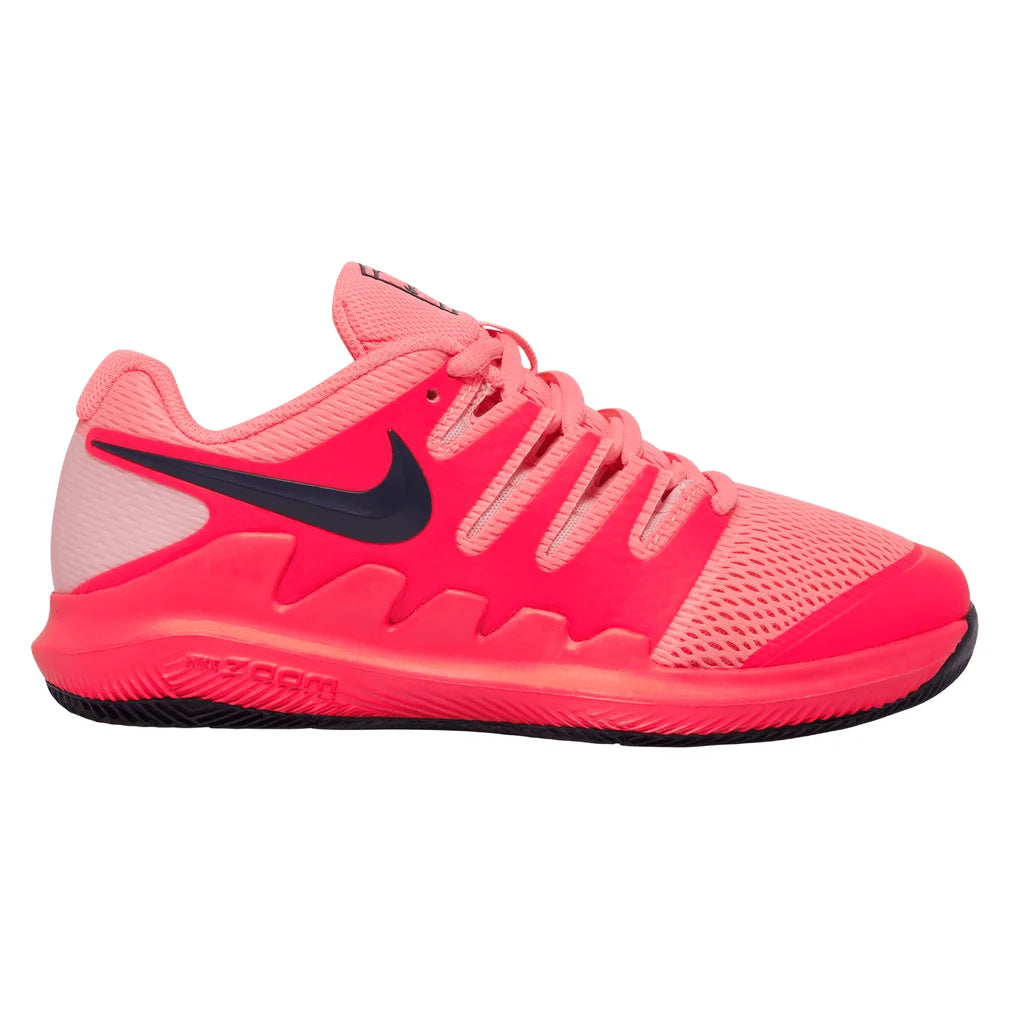 Juniors' Vapor X Shoes Laser Crimson and Blackened Blue, Nike, Pickleball Express, AR8851-604H26-4