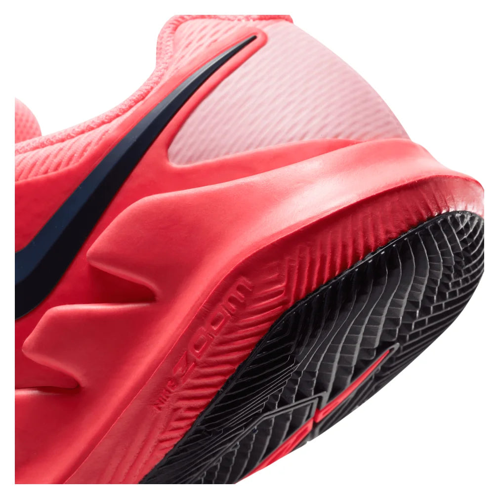 Juniors' Vapor X Shoes Laser Crimson and Blackened Blue, Nike, Pickleball Express, AR8851-604H26-8