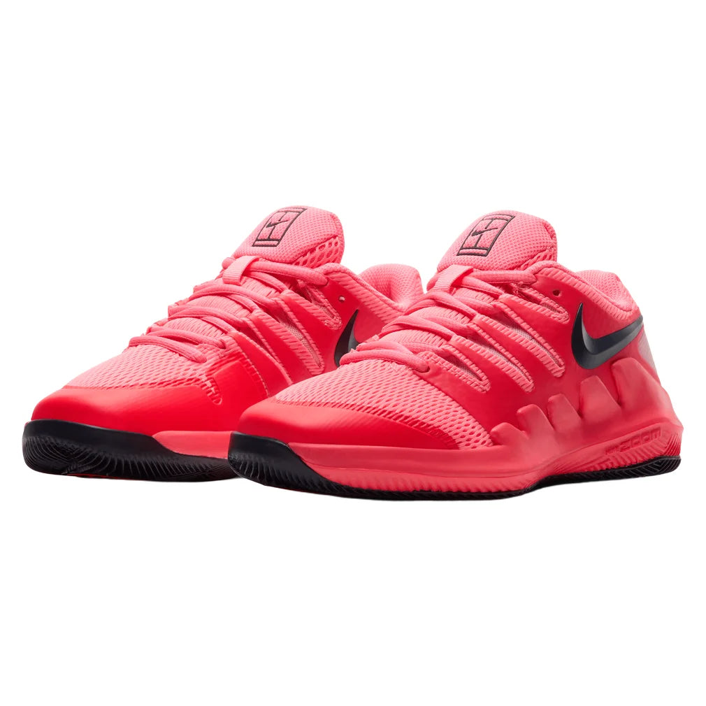 Juniors' Vapor X Shoes Laser Crimson and Blackened Blue, Nike, Laser Crimson/Blackened Blue, Pickleball Express, AR8851-604H26-LASER-CRIMSON-BLACKENED-BLUE-1