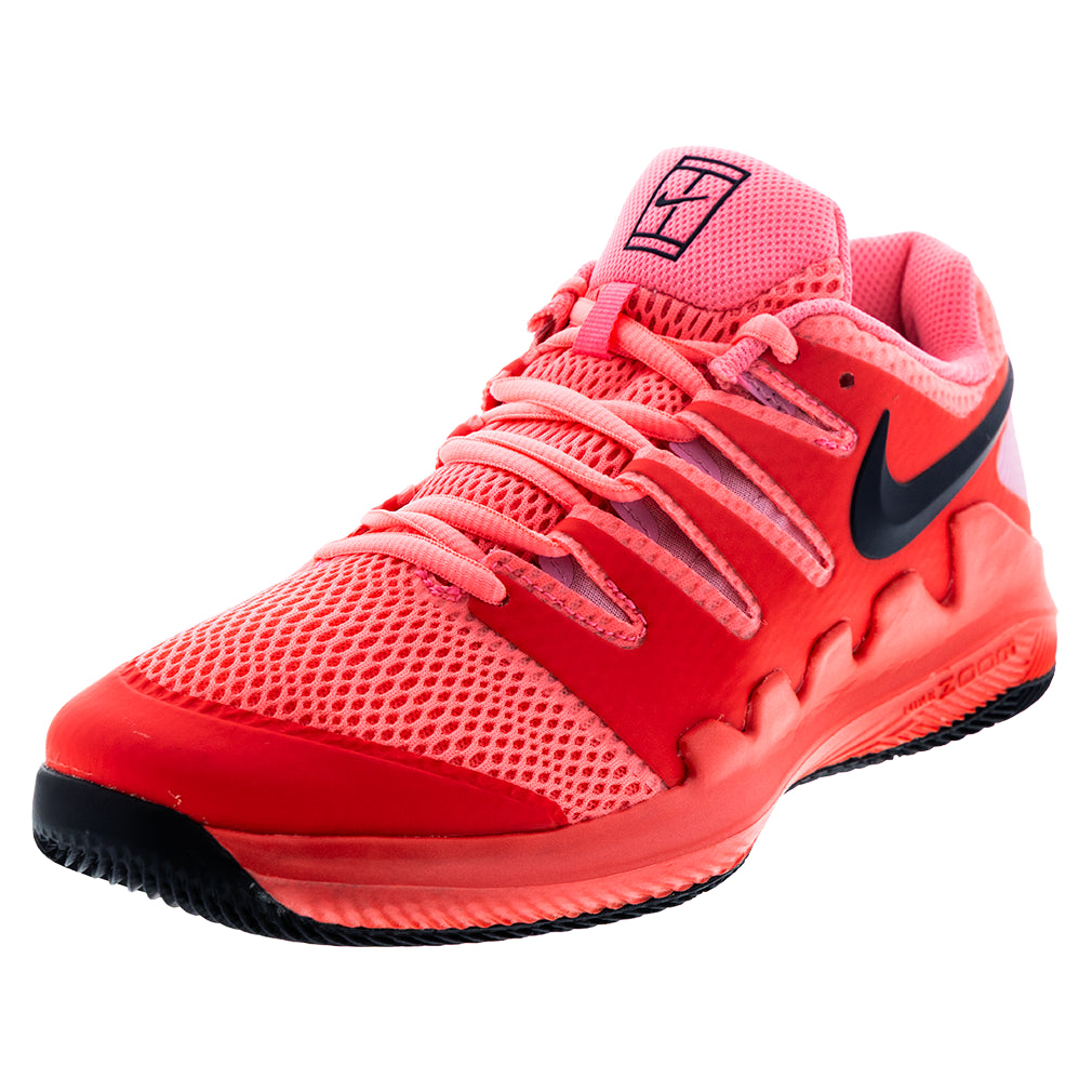 Juniors' Vapor X Shoes Laser Crimson and Blackened Blue