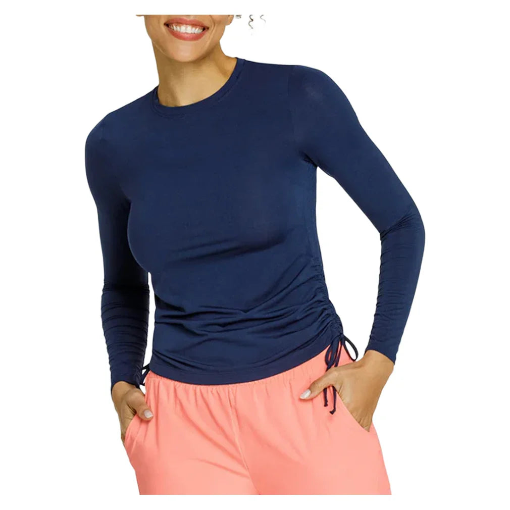 Women's Chandra Long Sleeve Top Navy Blue