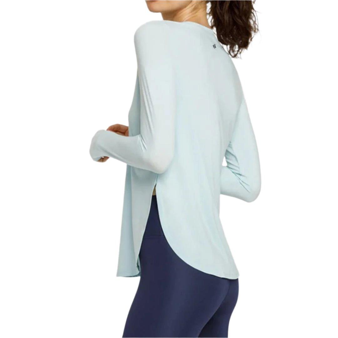 Women's Panem Long Sleeve Top Blue Glow