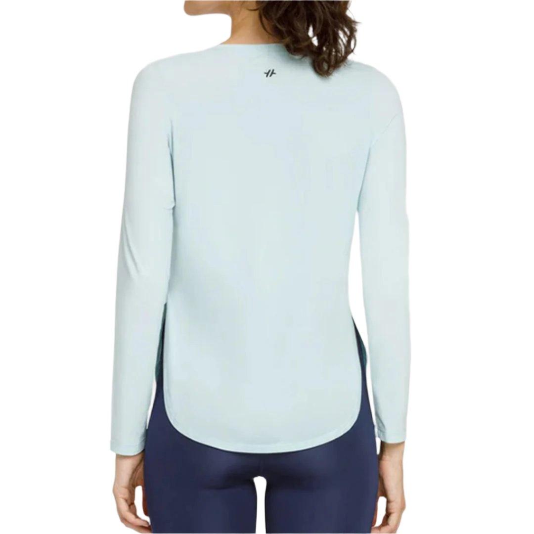 Women's Panem Long Sleeve Top Blue Glow