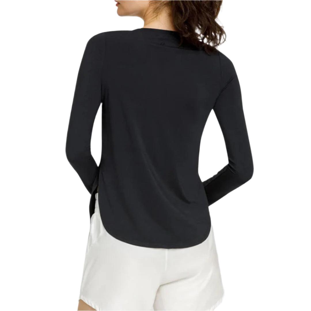 Women's Panem Long Sleeve Top Onyx