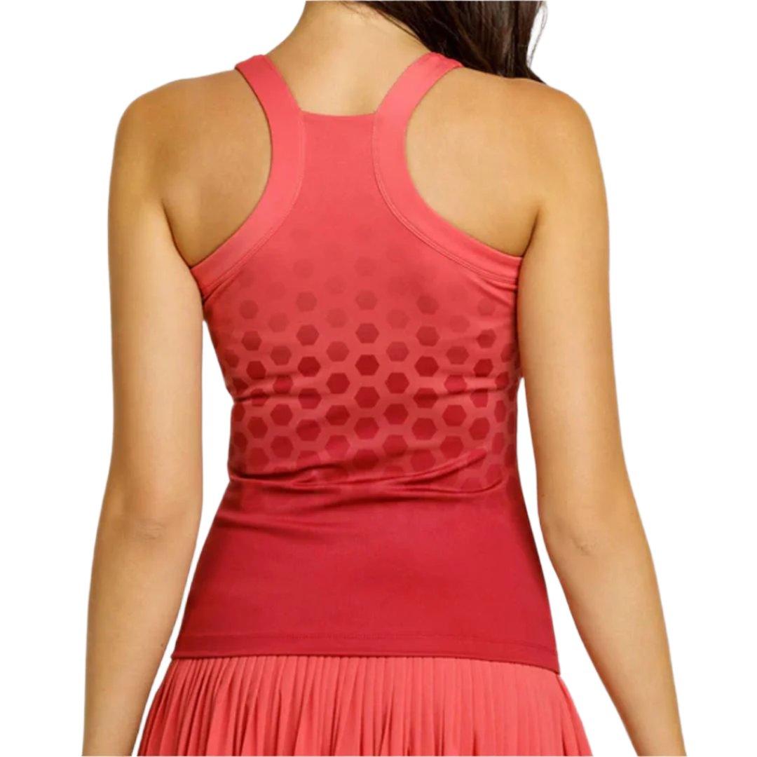 Women's Zoraya Hi-Neck Tennis Tank Hex Ombre