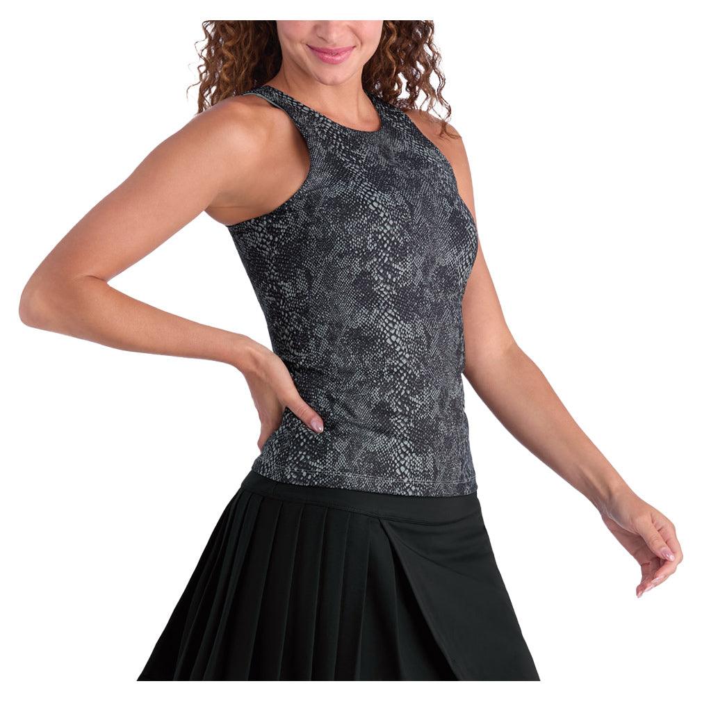 Women's Foundation Hi-Neck Tank Snakeskin