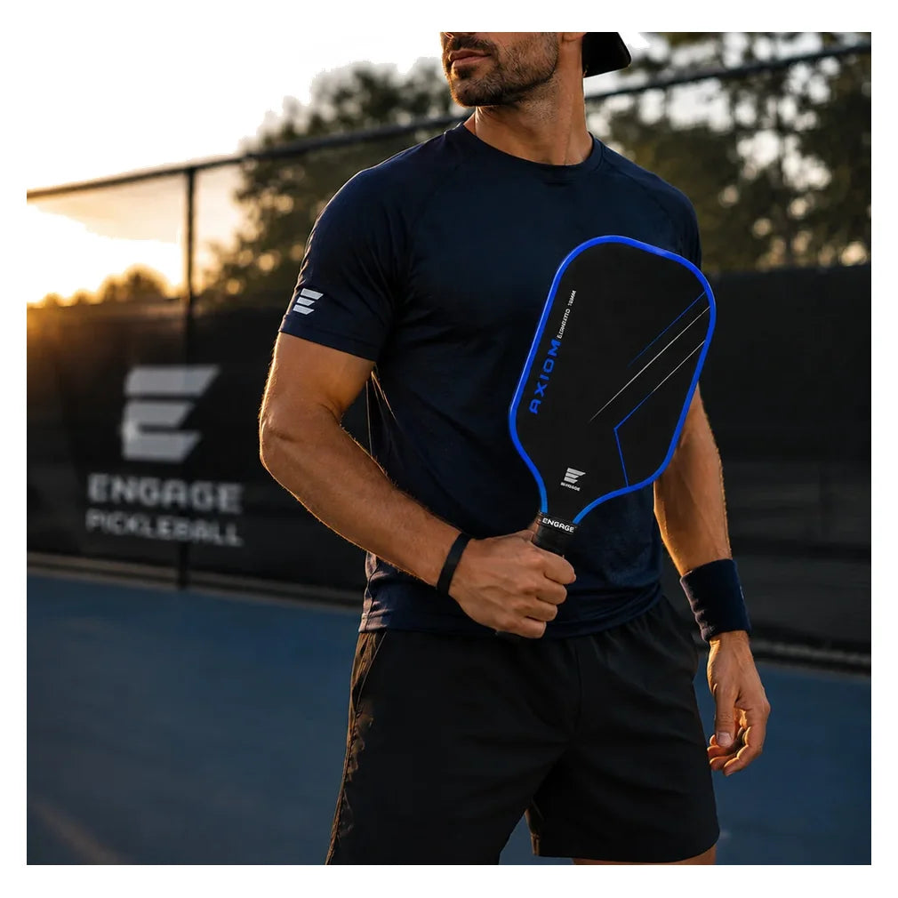 Axiom Elongated 14mm Pickleball Paddle Fusion Sunset, Engage Pickleball, Pickleball Express, AXE-PIN-14M-1