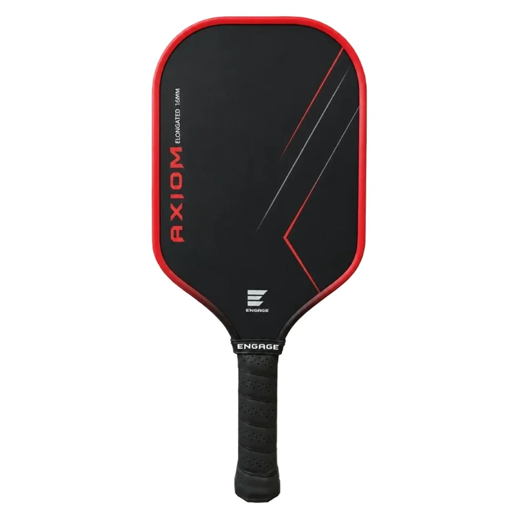 Axiom Elongated 14mm Pickleball Paddle Red Flare, Engage Pickleball, Red Flare, Pickleball Express, AXE-RED-14M-RED-FLARE-1