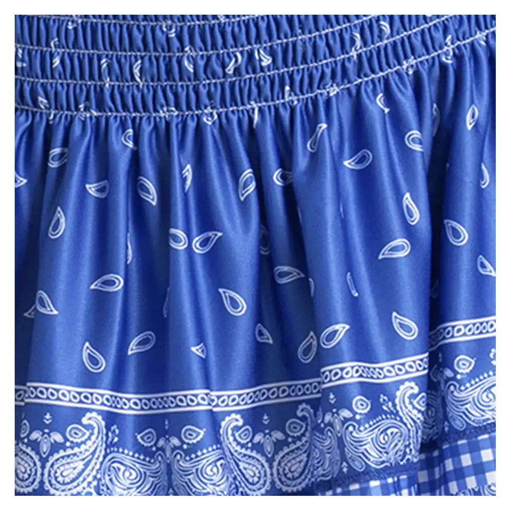 Girls' Americana Smocked Skort Team Royal