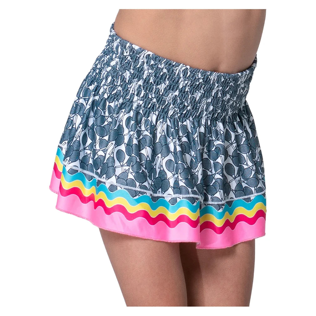 Girls' Hippy Smocked Skort Mulberry