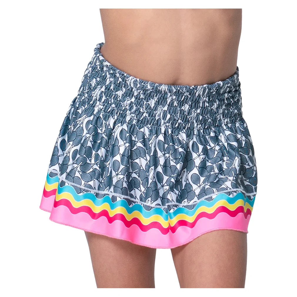 Girls' Hippy Smocked Skort Mulberry