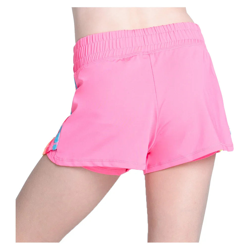 Girls' Prisma Stripe Short Pink
