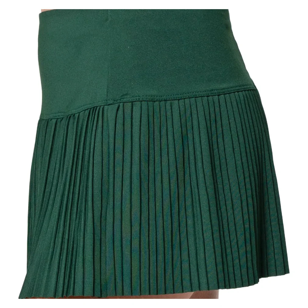 Girls' Pleated Tennis Skort Team Green, Lucky In Love, Tennis Express, B163-300-3