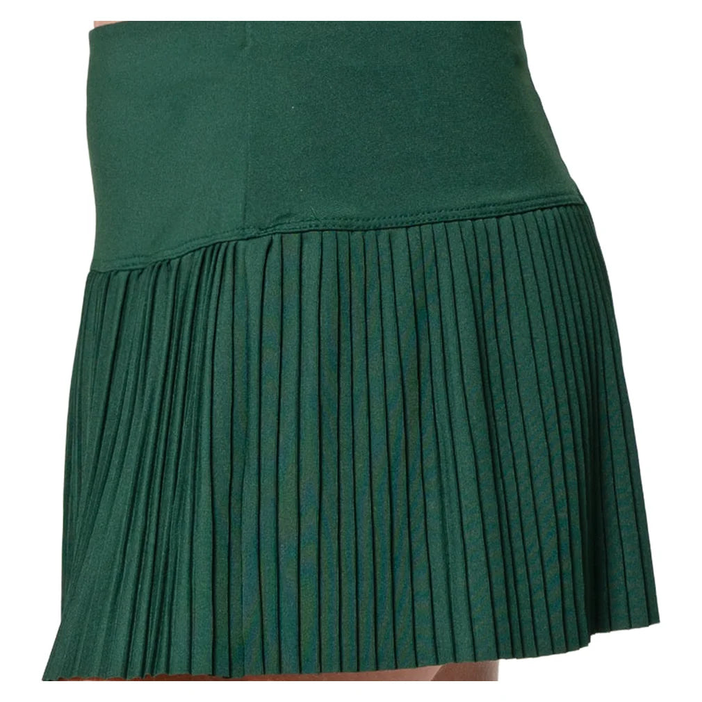 Girls' Pleated Skort Team Green, Lucky In Love, Pickleball Express, B163-300-3