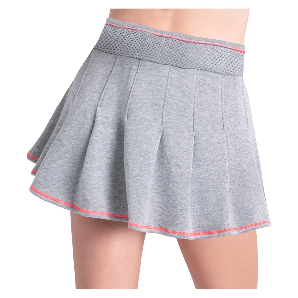 Girls' Chill Day Court Skort Heather Grey