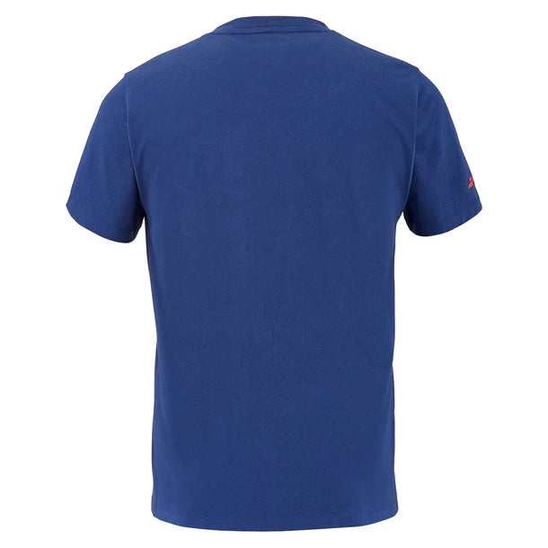 Mens Juan Lebron Cotton Tennis Tee Blue Depths