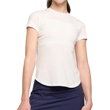 Women's Fitted Raglan Top White