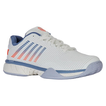 Men's Hypercourt Express 2 Court Shoes Lucent White and Infinity