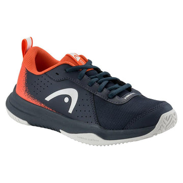 Juniors Sprint Court 4.0 Court Shoes Dark Blue and Red