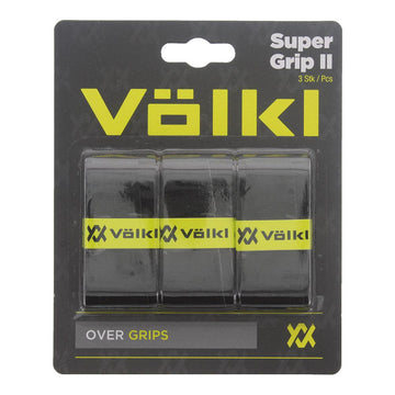 Super Grip II 3 Pack Tennis Overgrip Black