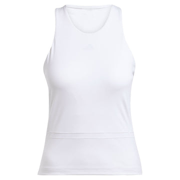 Women's Climacool Mid Length Y Tank White