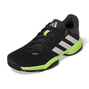 Junior's Barricade Court Shoes Core Black and Lucid Lemon