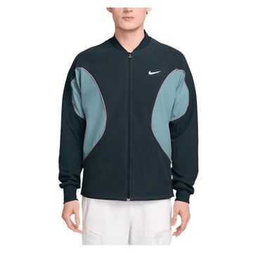 Men's Court Dri-FIT Advantage Tennis Jacket Armory Navy and Denim Turq