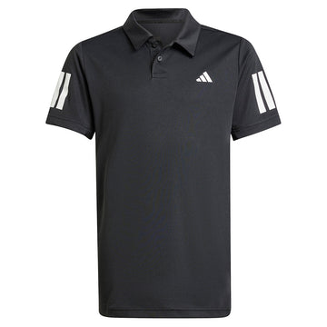 Boys' Club 3 Stripe Polo Black