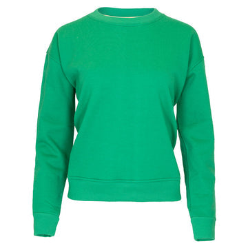 Women's Happiest On The Court Sweatshirt Green and White