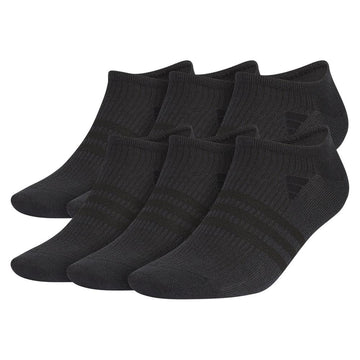 Men's Superlite 3.0 6 Pack No Show Socks Black and Night Grey
