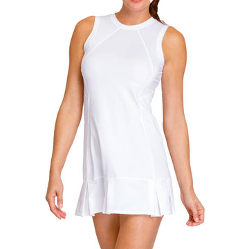 Women's Midtown Sleeveless Tennis Dress Chalk