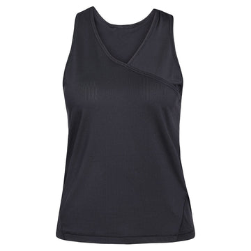 Women's Club V-Neck Tank Black