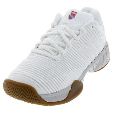 Women's Hypercourt Express 2 Indoor Pickleball Court Shoes Bright White and Gum