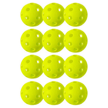 X-26 Indoor Pickleballs 12 Pack Lime Green