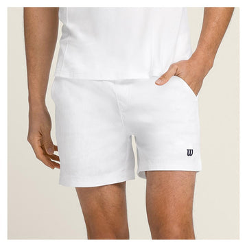 Men's Volley 6 Inch Short Bright White