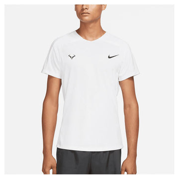 Men's Rafa Court Knit Dri-FIT Advantage Short Sleeve Top White