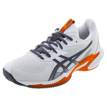 Men's Solution Speed FF 3 Court Shoes White and Greyish Purple