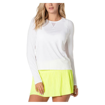 Women's LUV High Low Breezy Long Sleeve Top