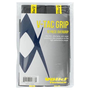 V Tac Overgrip 12 Pack Black