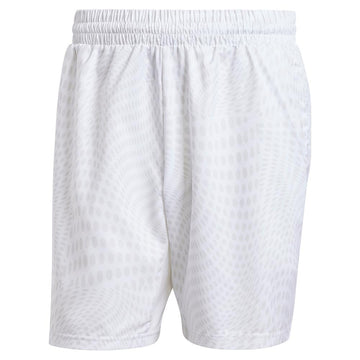 Mens Club Graphic Shorts White and Dash Grey