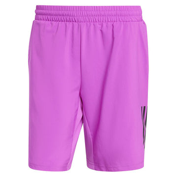 Mens 9 Inch Club 3 Stripe Short Purple Burst