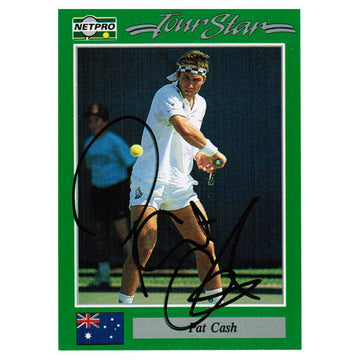 Pat Cash Hand Signed Men's Card