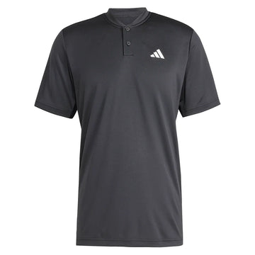 Men's Club Henley Polo Black