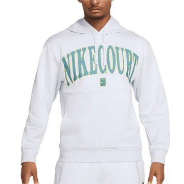 Men's Heritage Dri-FIT Fleece Hoodie Football Grey and Mineral Teal