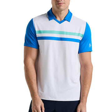 Men's Performance Heritage Block Polo Bright White