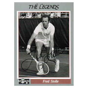 Fred Stolle Signed Legends Card