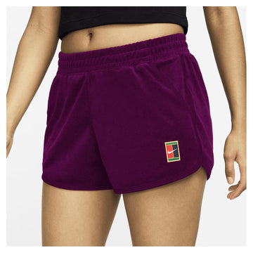 Womens Heritage Mid-Rise Shorts Sangria
